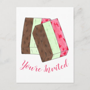 Convite de festas Sorvete italiano Gelato Spumoni