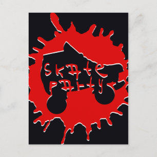 convite de festas splatz do skate