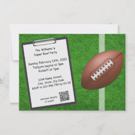 Convite de festas Superbowl