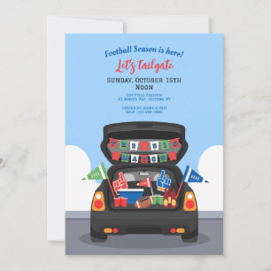 Convite de festas Tailgate