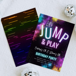 Convite de festas Trampoline Conjunto