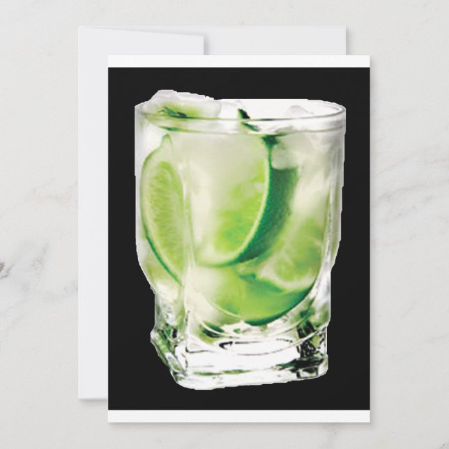 Convite de festas Vodka (Frente)