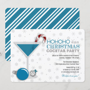 Convite de festas Whimsical Christmas Cocktail