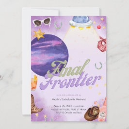 Convite de Fim de Semana da Bachelorette de Cowgir