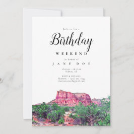 Convite de Fim de Semana de Aniversário da Arizona