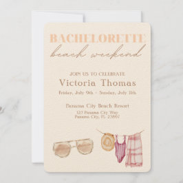 Convite de Fim de Semana de Bachelorette Beach