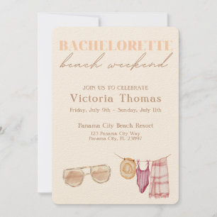 Convite de Fim de Semana de Bachelorette Beach