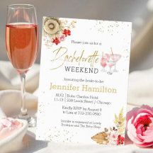 Convite de Fim de Semana de Bachelorette | Waterco