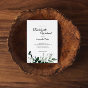 Convite de Fim de Semana de Baquelorette Botânica