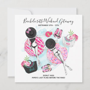 Convite de Fim de Semana de Despedida de Solteira 