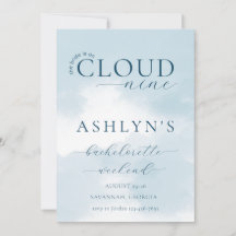 Convite de Fim de Semana de Nove Bachelorette Clou