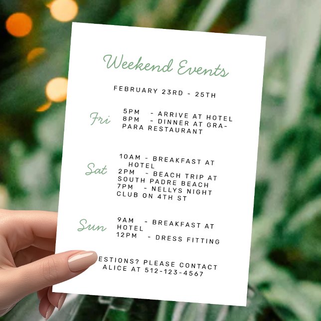 Convite de Fim de Semana de Solteira na Praia (Criador carregado)