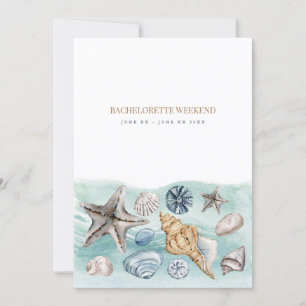 Convite de Fim de Semana de Solteira na Praia Trop