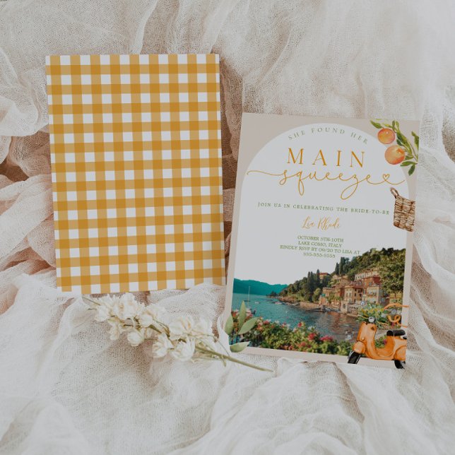 Convite de Fim de Semana do Lago Como Bachelorette (Criador carregado)