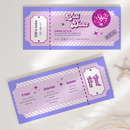 Convite de Fim de Semana do Último Dance Disco Bac