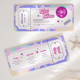 Convite de Fim de Semana do Último Dance Disco Bac