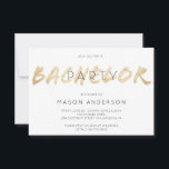 Convite de Fim de Semana para Festa de Solteiro em<br><div class="desc">Agarre os rapazes e faça as malas porque está na hora da FESTA DE SOLTEIRO! Este convite de festa de solteiro apresenta fontes modernas masculinas com detalhes fáceis de editar e seções de agenda. Desta forma, todos os rapazes sabem para onde ir - e quando! Veja toda a nossa coleção...</div>