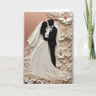✨ Convite de Flor de Papel para Celebração de Casa