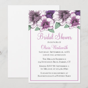 Convite de Flores de Casamento Floral Orquídea Rox