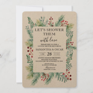 Convite de Folhas de Inverno Krfat com estrutura d