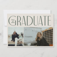 Convite de formatura boho com arco moderno para ca
