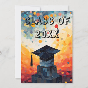 Convite de Formatura Colorido Personalizado