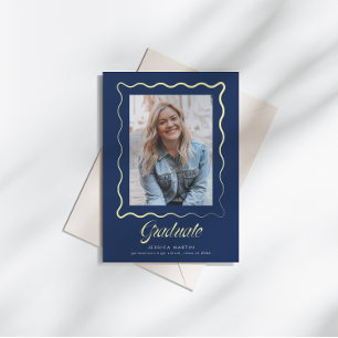 Convite de Formatura com Borda Ondulada Caprichosa