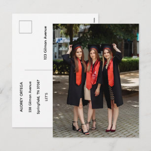 Convite de Formatura com Caligrafia Moderna Simple