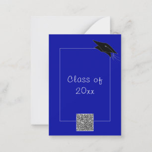 Convite de Formatura com Código QR de Cores Person