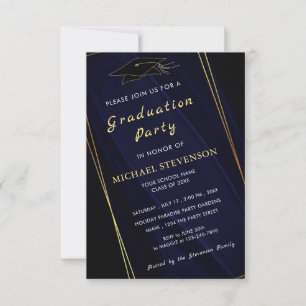 Convite de Formatura com Código QR Exemplo de Desi
