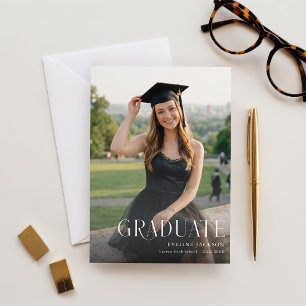 Convite de Formatura com Foto da Festa de Graduaçã