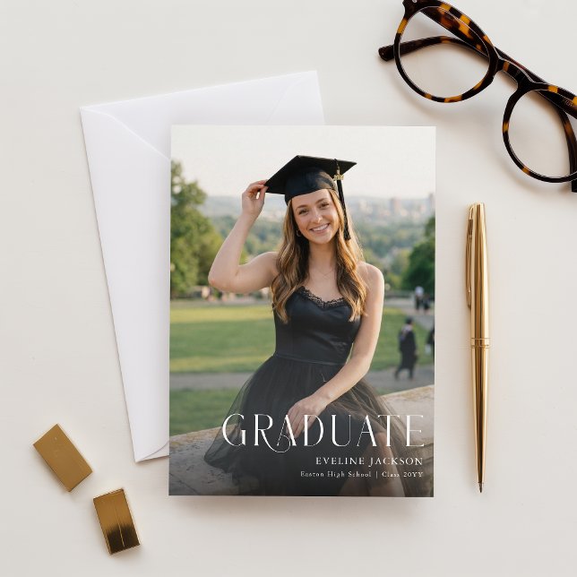 Convite de Formatura com Foto da Festa de Graduaçã (Criador carregado)