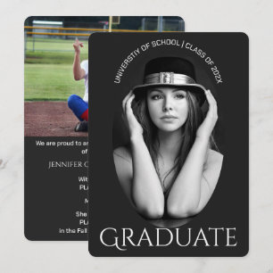 Convite de Formatura com Foto Fashion