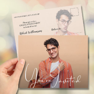 Convite de Formatura com Foto Simples