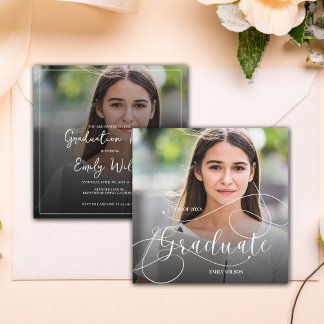 Convite de Formatura com Mini Foto da Turma de 202