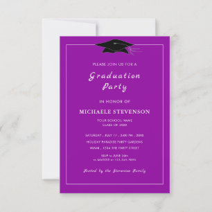 Convite de Formatura com Seu Próprio Design Escolh