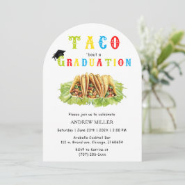Convite de Formatura com Tema de Taco