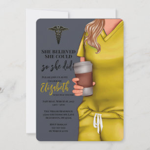 Convite de Formatura da Escola de Enfermagem Yello