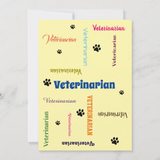 Convite de Formatura da Faculdade de Veterinária