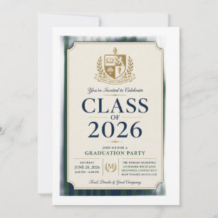 Convite de Formatura da Turma de 2026 Clássico Pre
