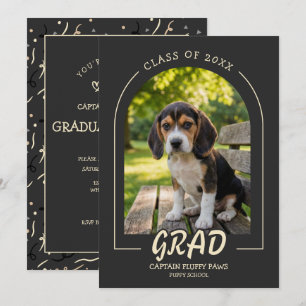 Convite de Formatura de Cachorro Foto do Pet Ardós