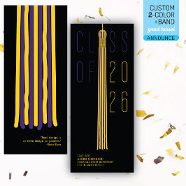 Convite de Formatura de Design Moderno | Edição de