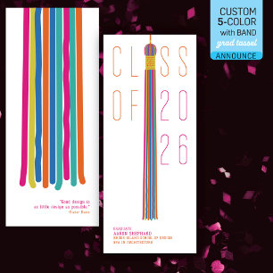 Convite de Formatura de Design Moderno Edição de