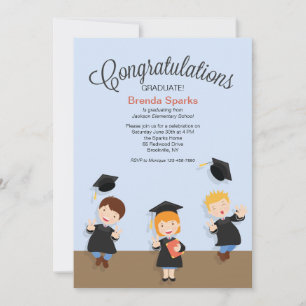 Convite de Formatura de Menina Graduada