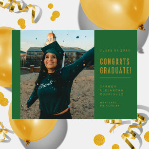 CONVITE DE FORMATURA DE PARABÉNS MINIMALISTA MODER