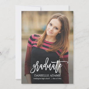 Convite de Formatura EDIÇÃO DE COR Pincel Branco