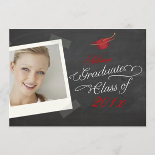 Convite de formatura em quadro-negro da PixDezines