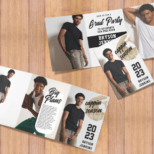 Convite de Formatura Masculino Temporada de Cappin