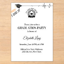 Convite de Formatura Médica – Médico e Enfermeiro 