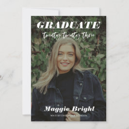 Convite de formatura moderno 2023  Casa Aberta